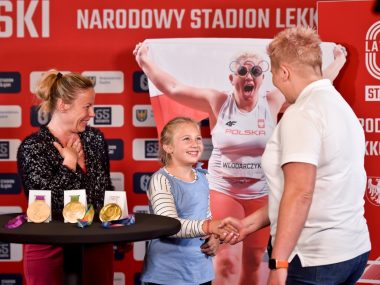Anita Włodarczyk na Stadionie Śląskim