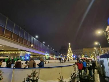 Chorzów Rynek lodowisko Chorzów Rynek lodowisko