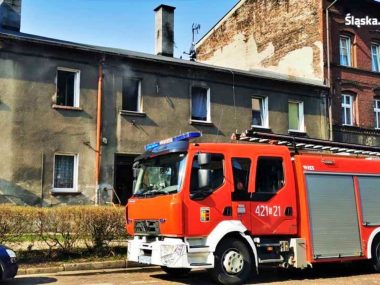 Chorzów policjant uratował z pożaru Chorzów policjant uratował z pożaru