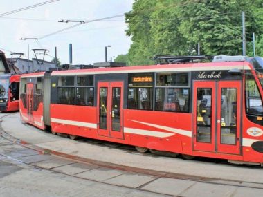 Chorzów tramwaje na ul Hajduckiej Chorzów tramwaje na ul Hajduckiej