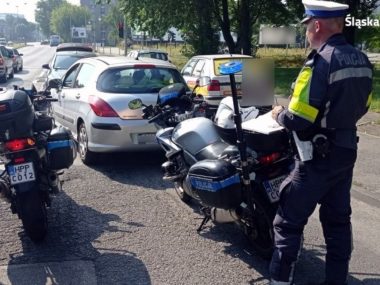 Chorzów zatrzymany kierowca Chorzów zatrzymany kierowca