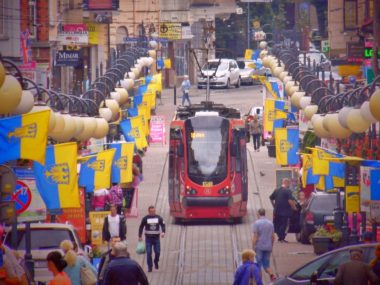 Dzień Śląskiej Flagi Chorzów ul Wolności