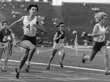 Irena Szewińska Polska ZSRR Chorzów 1967 r Irena Szewińska Polska ZSRR Chorzów 1967 r