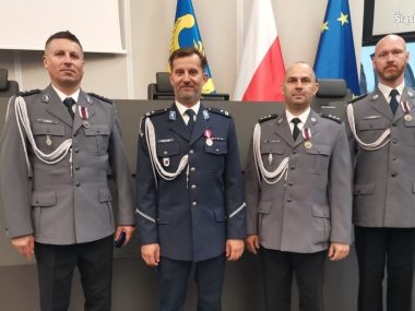 Medale dla chorzowskich policjantów