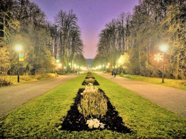 Park Śląski oświetlenie Park Śląski oświetlenie