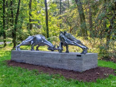 Park Śląski odrestaurowane rzeźby 1