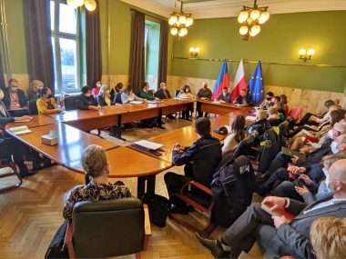 Spotkanie służb z prezydentem Chorzowa Spotkanie służb z prezydentem Chorzowa