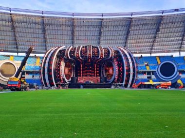 Stadion Śląski Sylwester scena Stadion Śląski Sylwester scena