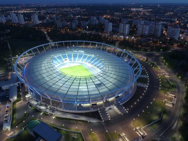 Stadion Śląski z lotu ptaka