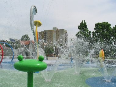 Wodny plac zabaw w Chorzowie znów otwarty Wodny plac zabaw w Chorzowie znów otwarty