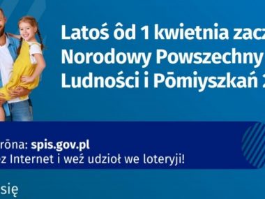 GUS po śląsku zachęca do udziału w spisie powszechnym Spis baner slonski