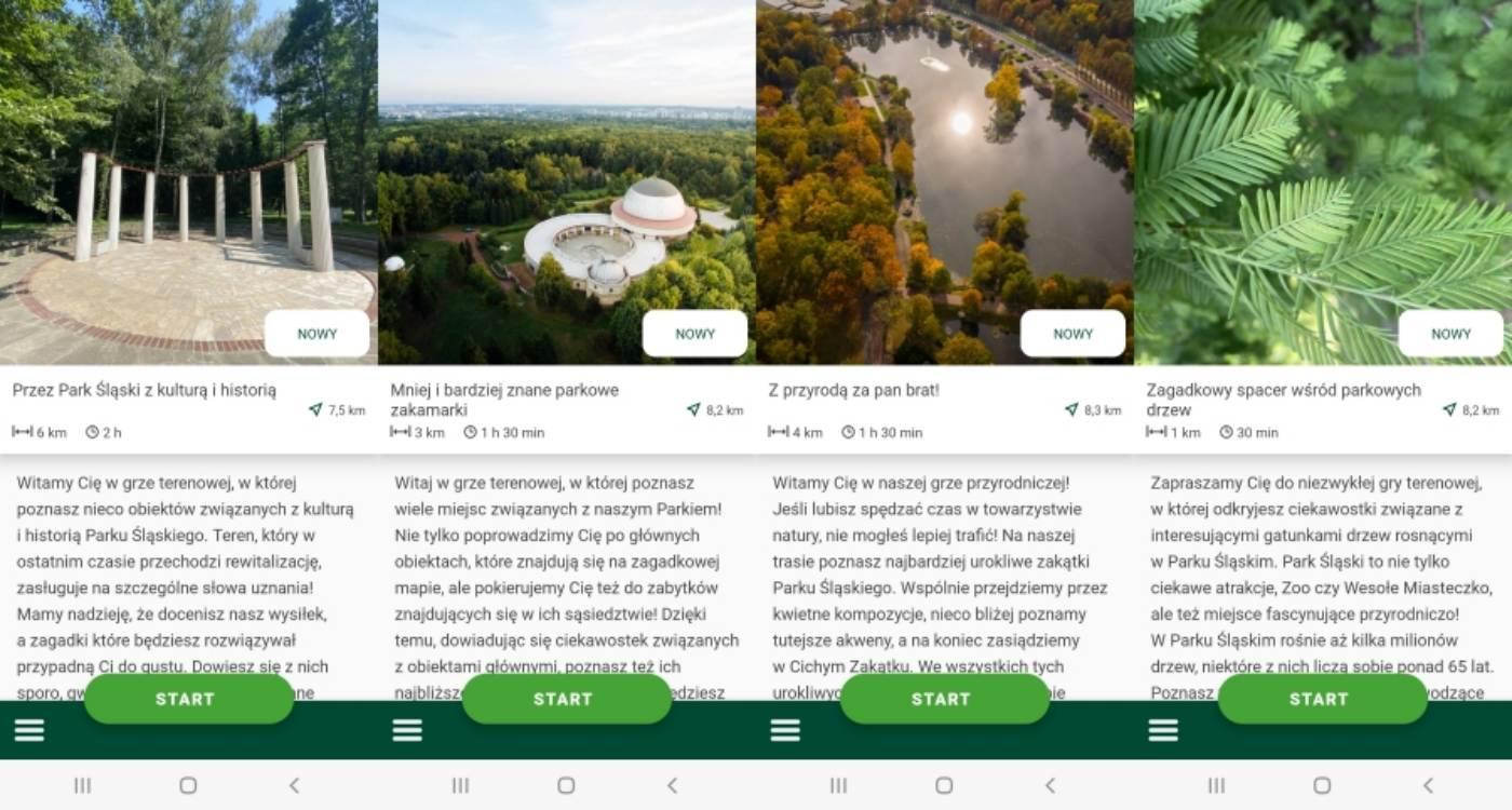 Mobilna aplikacja Parku Śląskiego