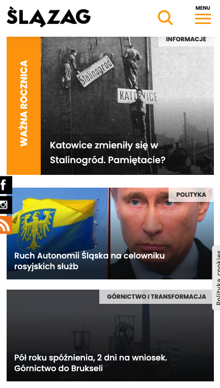 Portal internetowy zabrzenews.pl