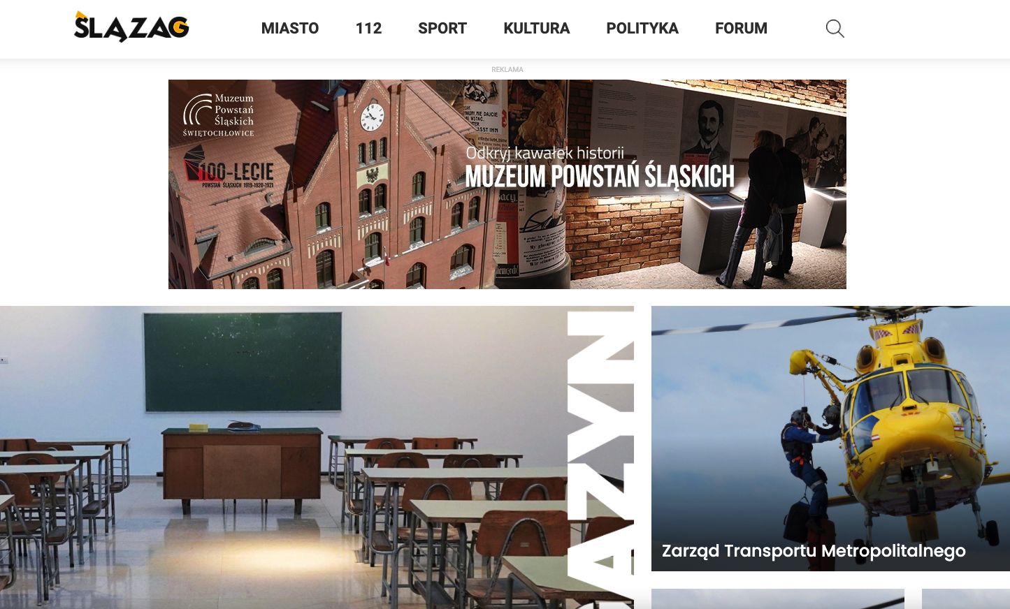 Portal internetowy glivice.pl