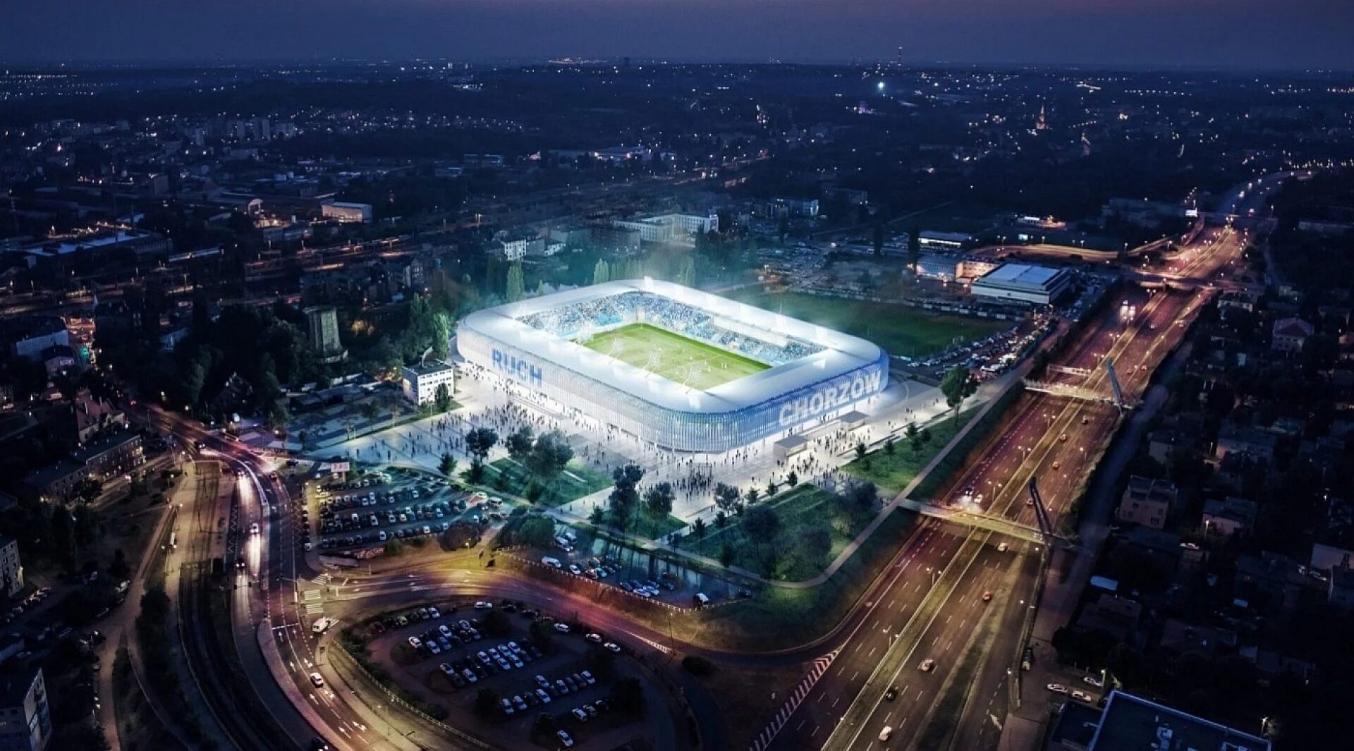 Ruch chorzow stadion wizualizacja Ruch chorzow stadion wizualizacja
