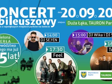 Park Slaski koncert jubileuszowy prostokat