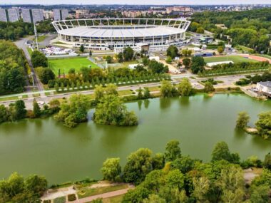 Park slaski staw przystan Park slaski staw przystan