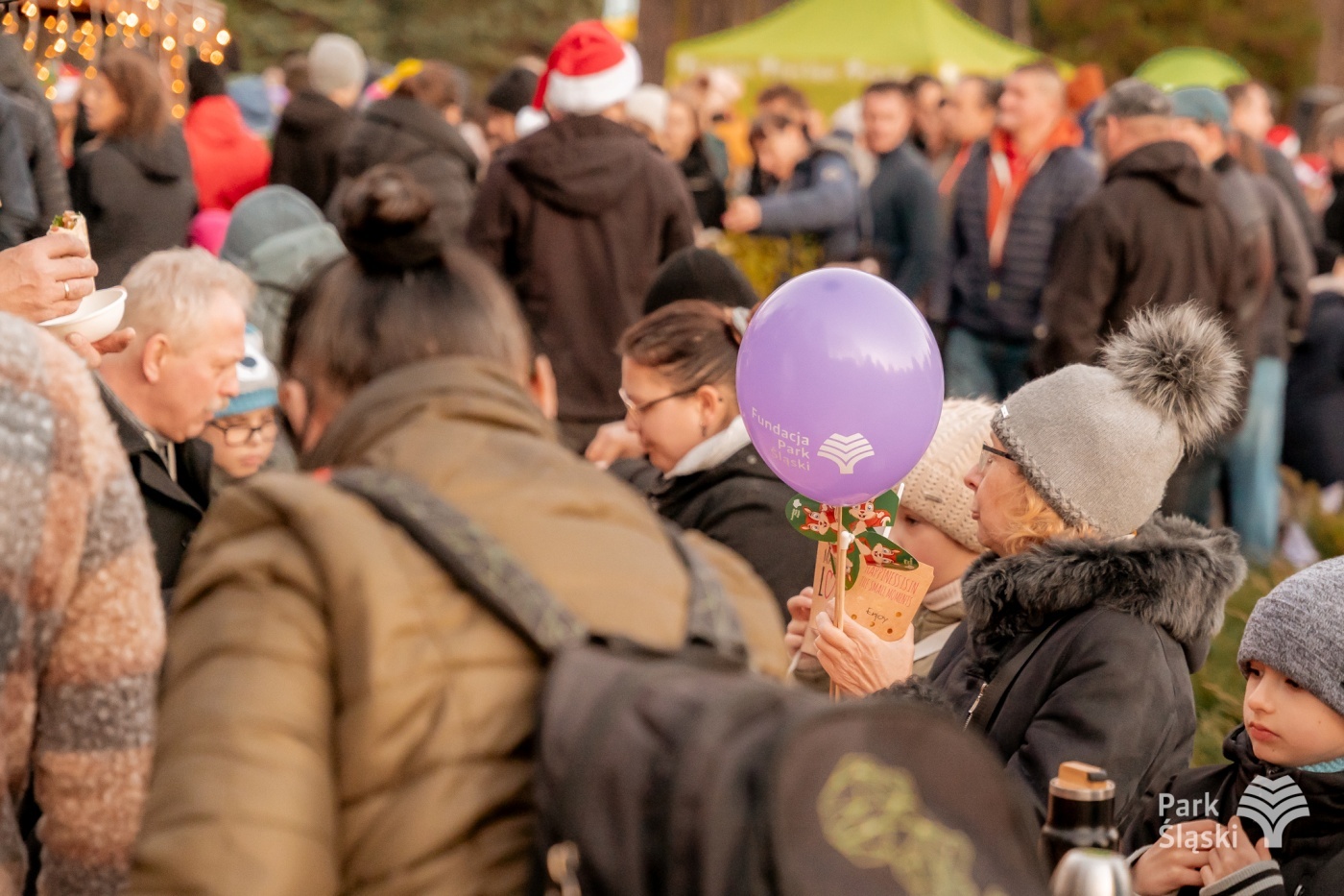 Kulinarny ogien rozswietlenie choinki park slaski 7